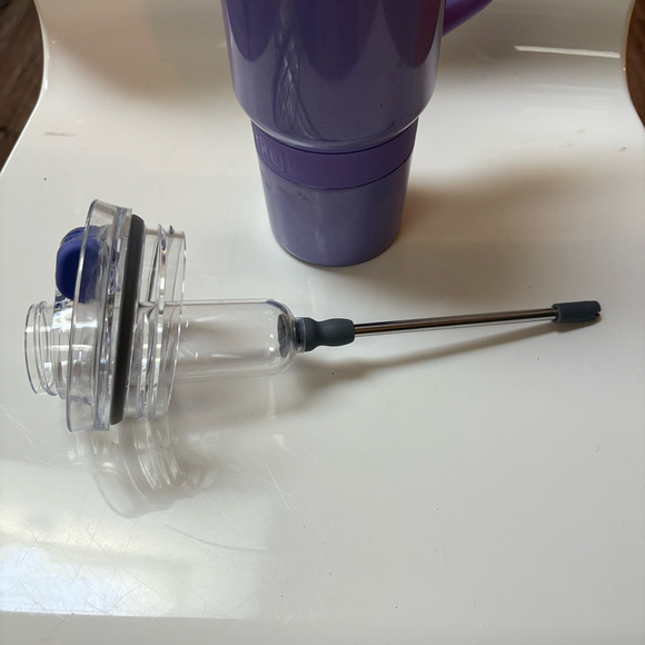 Cirkul 40oz All-Day StrawSip Stainless Steel Tumbler Purple - Picture 8 of 9